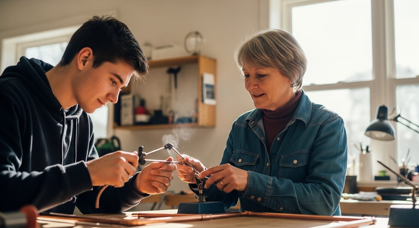 Reverse Mortgage for Accessible Community Apprenticeship Program: Multi-Generational Skill Transfer