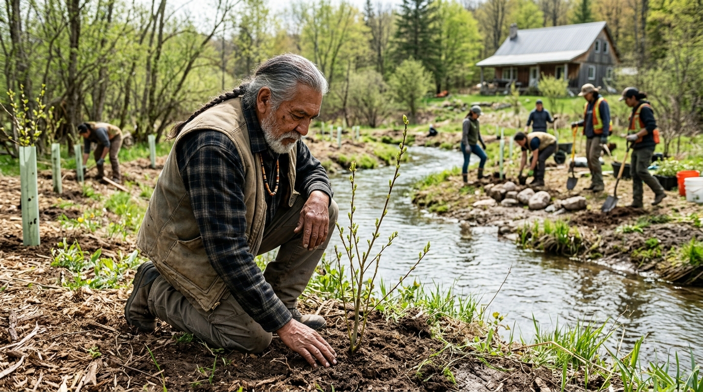 Reverse Mortgage for Adult Child's Indigenous-Led Environmental Restoration Business