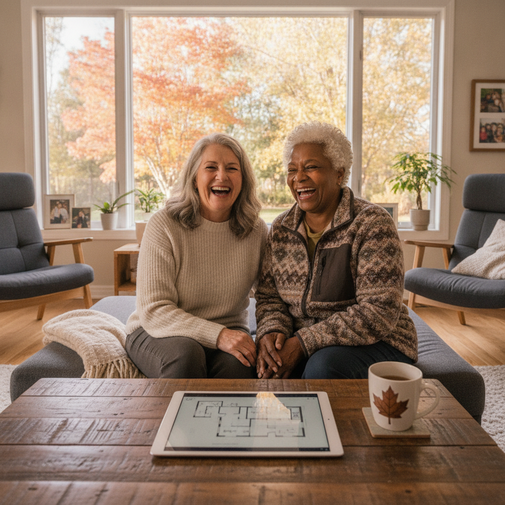 Reverse Mortgage for Aging With a Close Friend: Shared Housing and Cost-Splitting Model