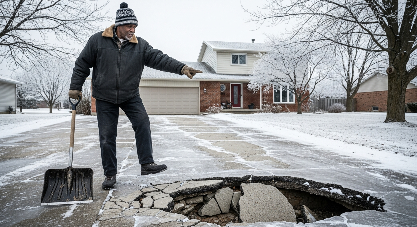 Reverse Mortgage for Driveway and Walkway Repairs: Winter Safety and Accessible Mobility