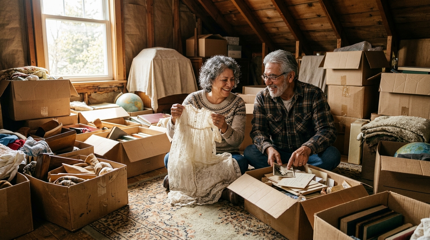 Organizing Family Archives Before Downsizing: Reverse Mortgage Funding for Professional Records Management and Digitization