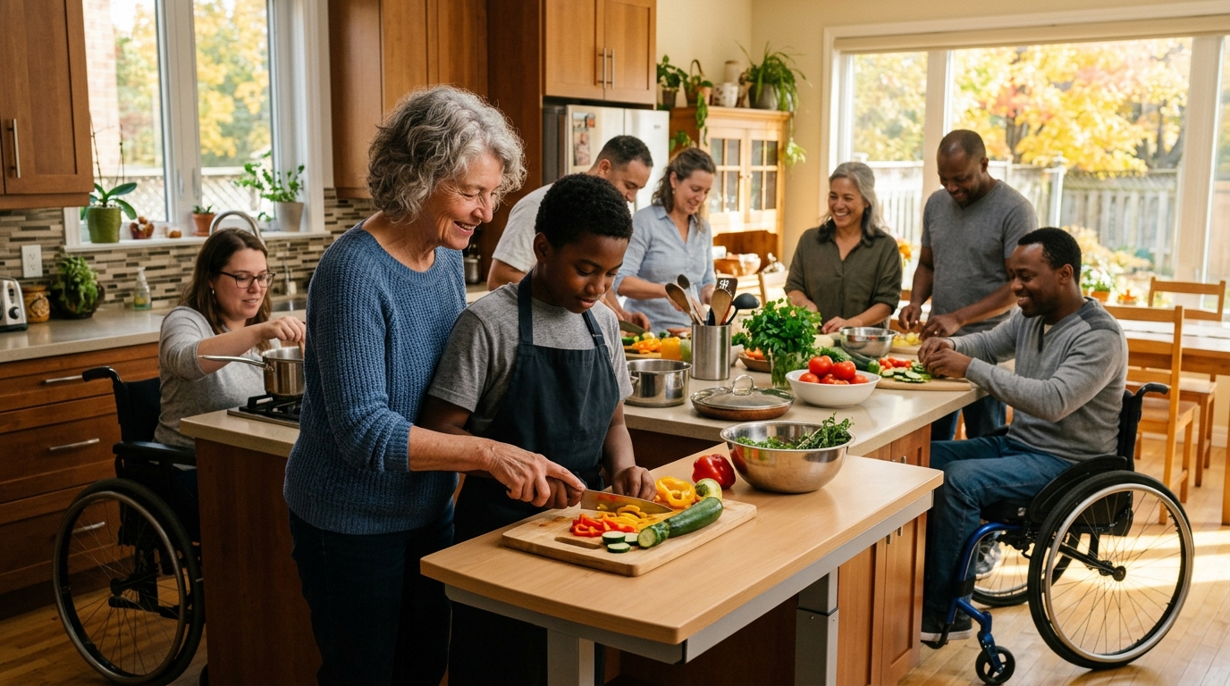 Reverse Mortgage for Accessible Community Kitchen: Culinary Training and Aging in Place