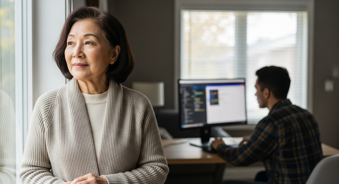 Reverse Mortgage for Adult Child's Career Retraining After Automation Disruption