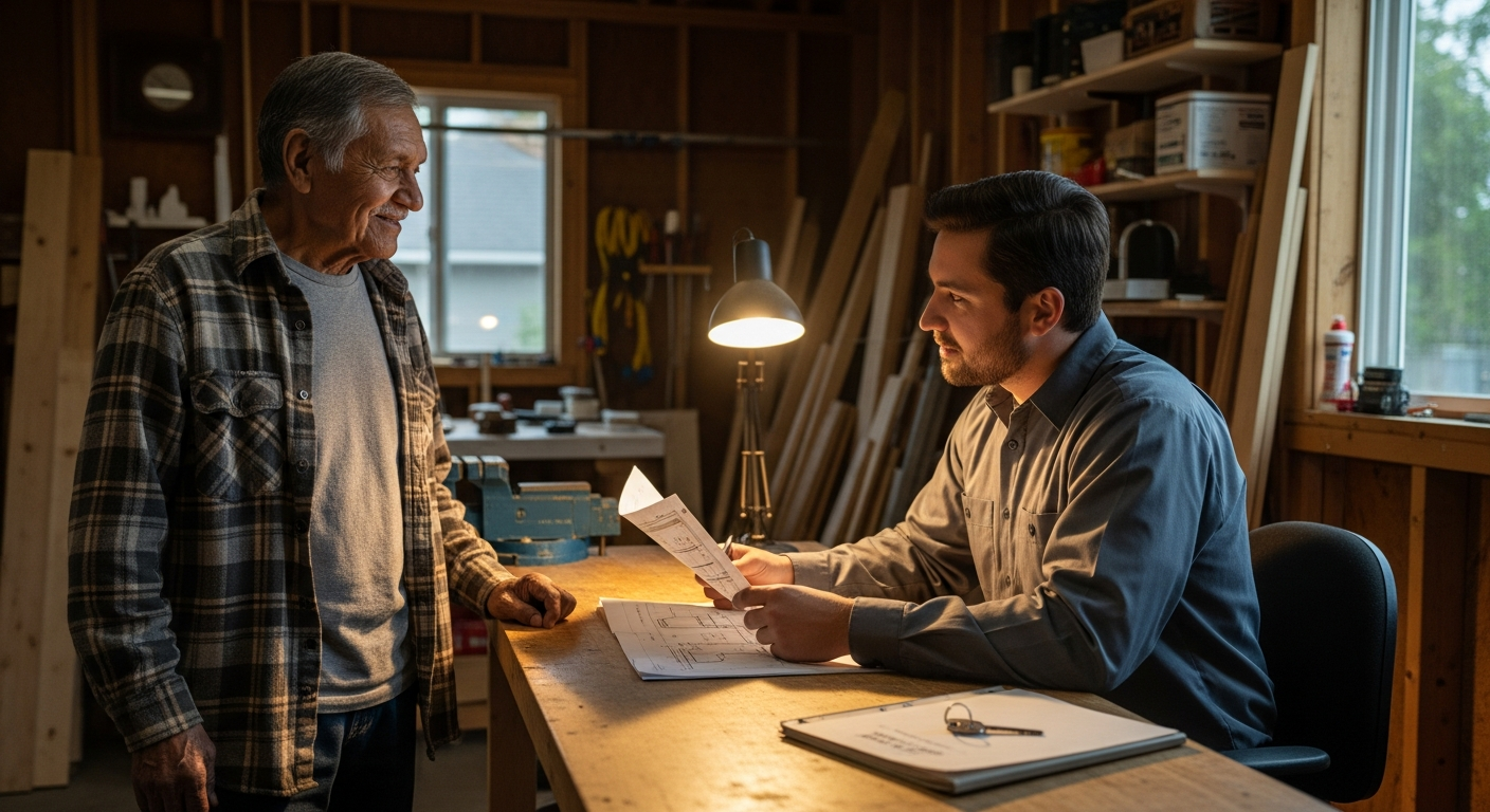Reverse Mortgage for Adult Child's Career Transition to Skilled Trades