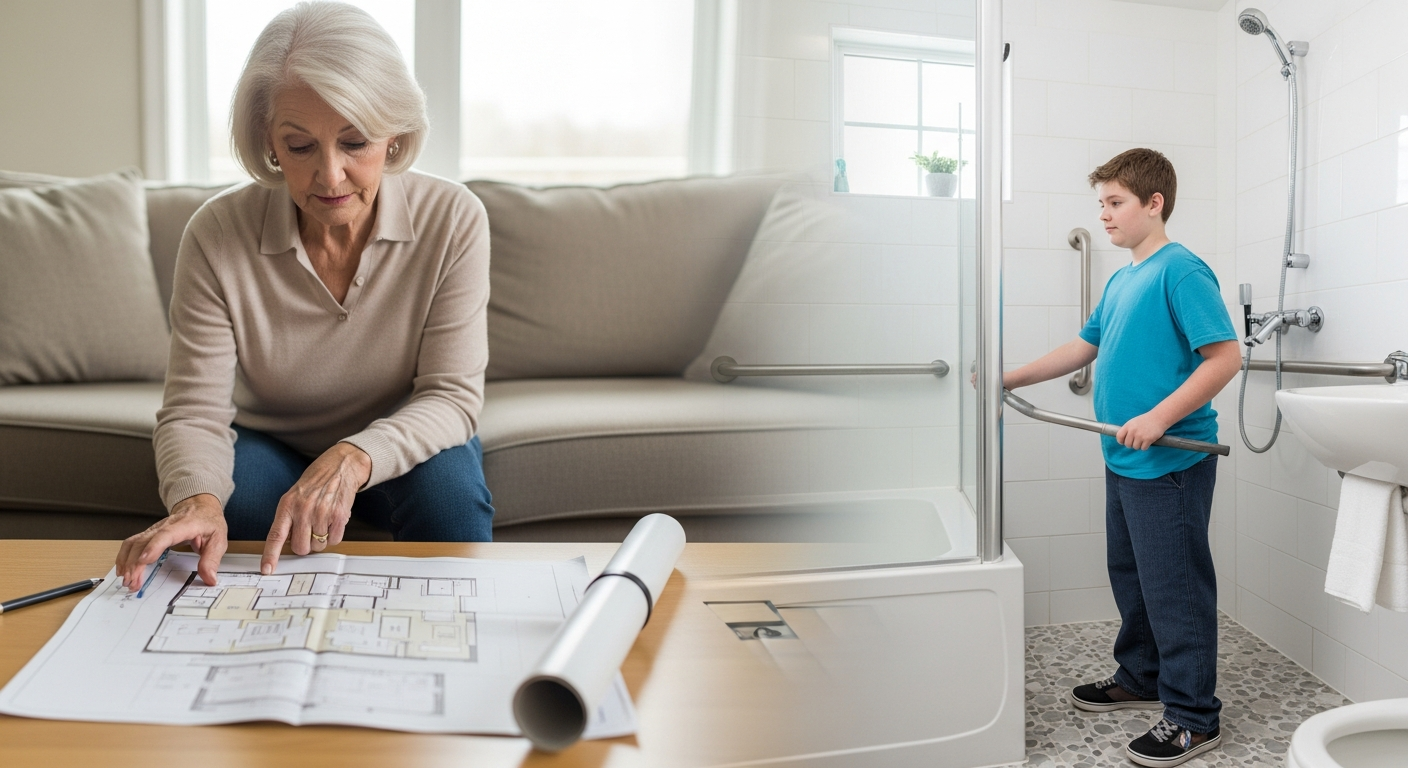 Reverse Mortgage When Adult Child Has Parkinson's Disease: Planning Progressive Home Modifications