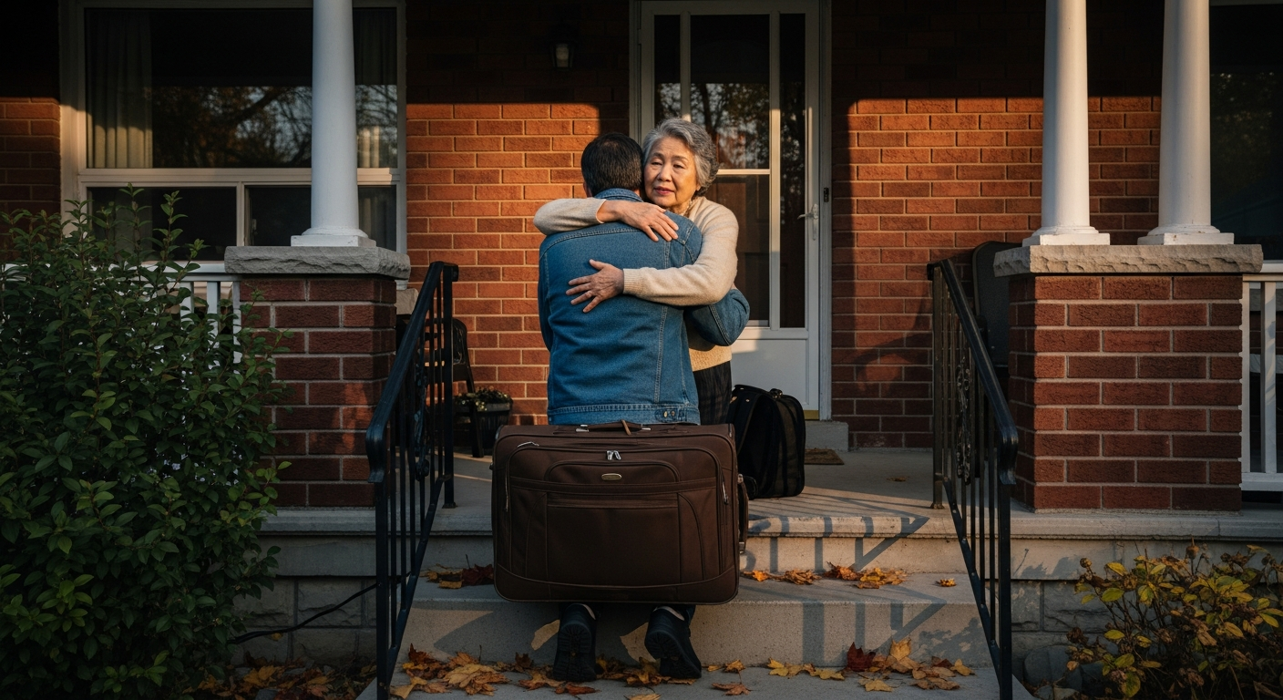 Reverse Mortgage When Adult Child Returns From Failed International Work Assignment