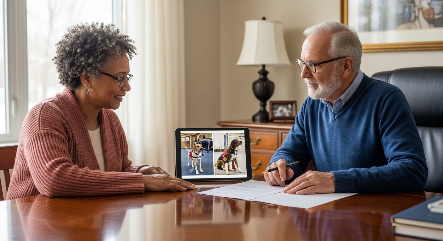 Reverse Mortgage for Adult Child's Service Dog: Training and Accessibility Costs