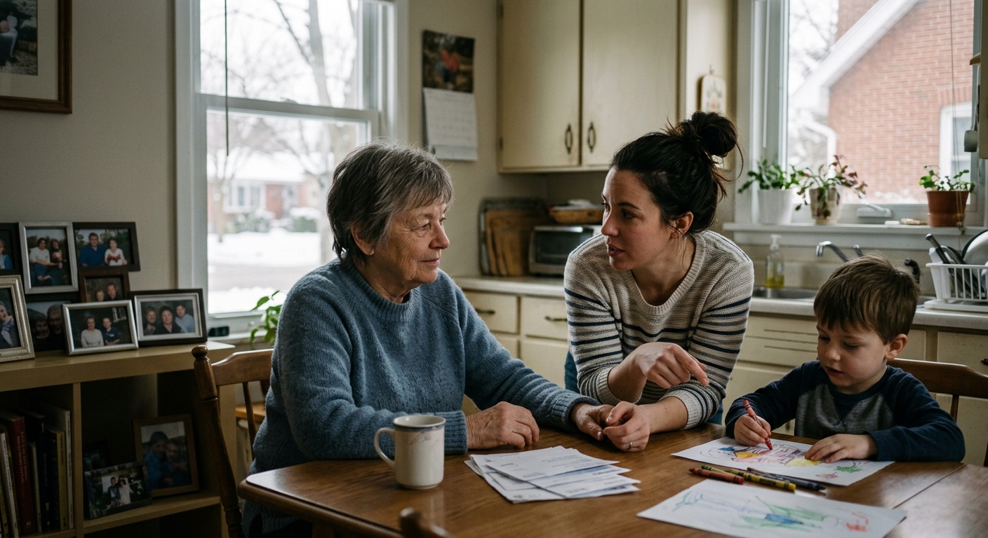 Reverse Mortgage for Adult Child Becoming a Stay-at-Home Parent: Income Sacrifice Support