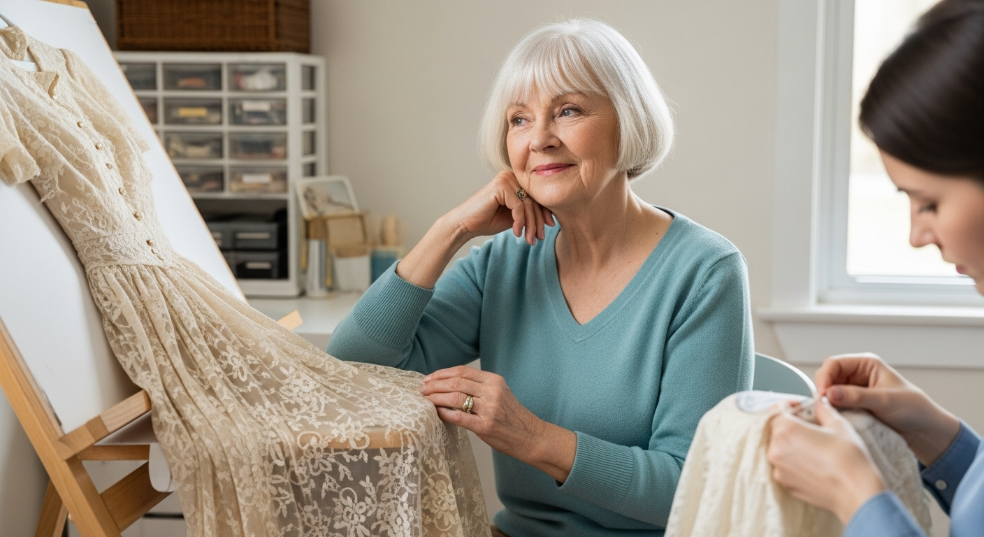 Reverse Mortgage for Adult Child's Textile Restoration and Sustainable Fashion Repair Services Business