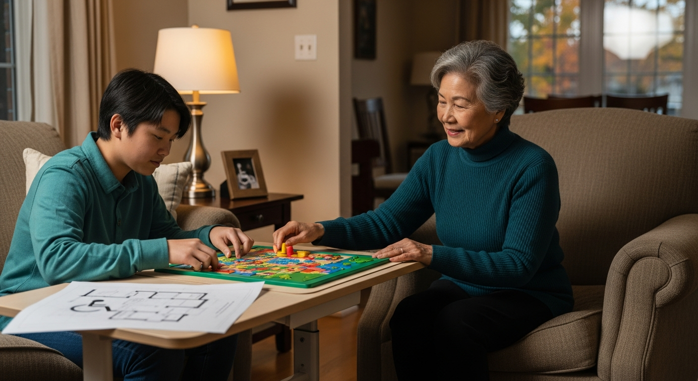 Reverse Mortgage for Home Modifications After Adult Child's Traumatic Brain Injury (TBI): Cognitive Recovery Support