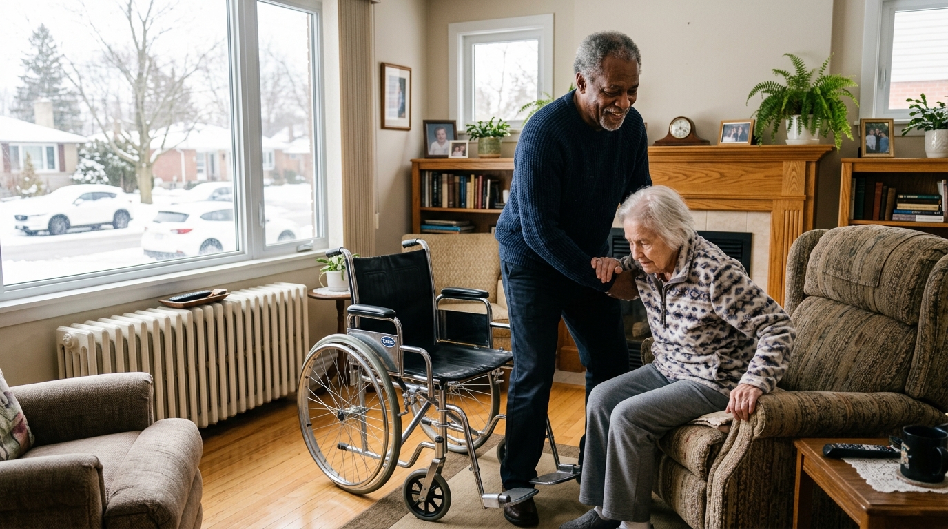 Reverse Mortgage for Aging Parent Working as Paid Caregiver in Retirement
