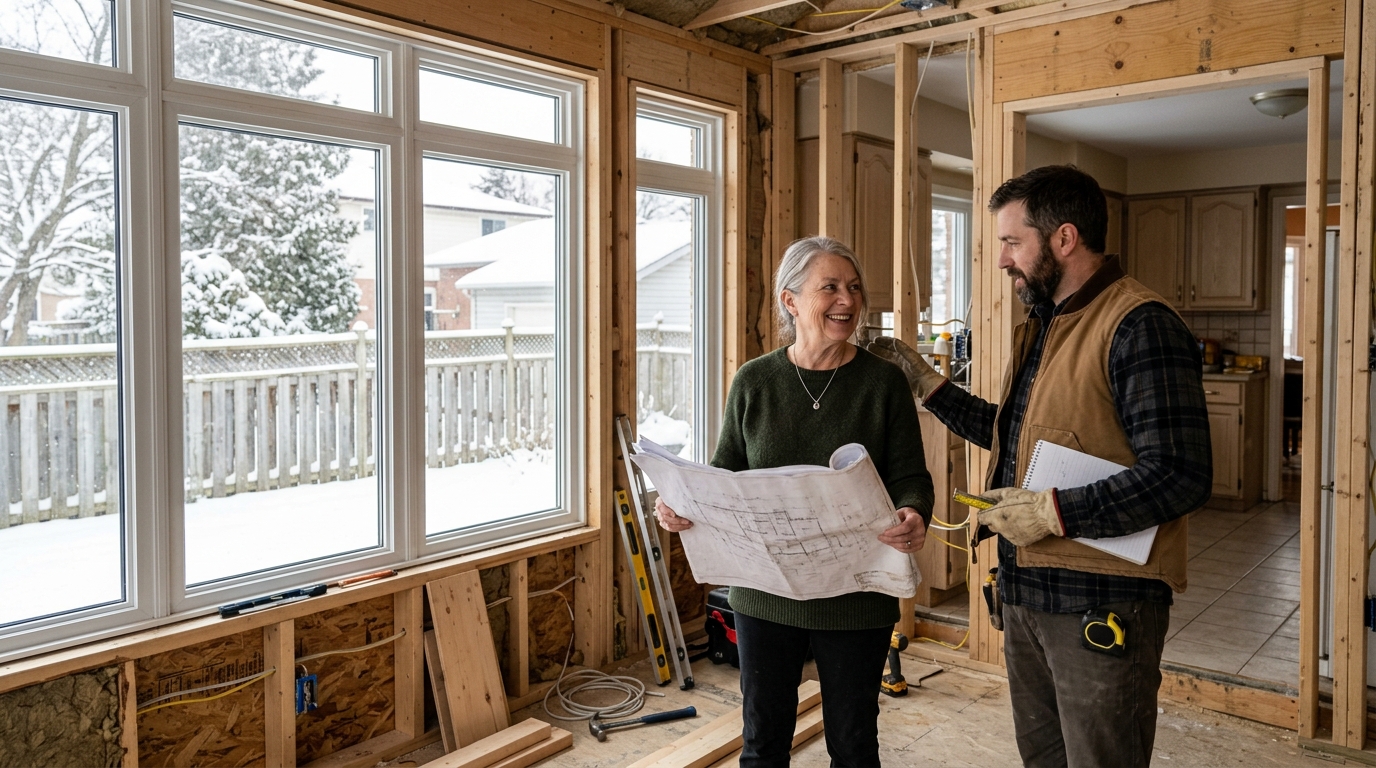 Reverse Mortgage When Aging Parent and Adult Child Both Relocate to Smaller Ontario Town