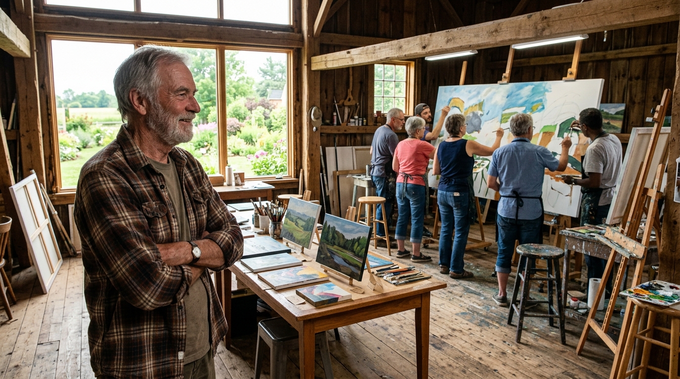 Reverse Mortgage for Converting Home Into Artist Retreat and Residency Center