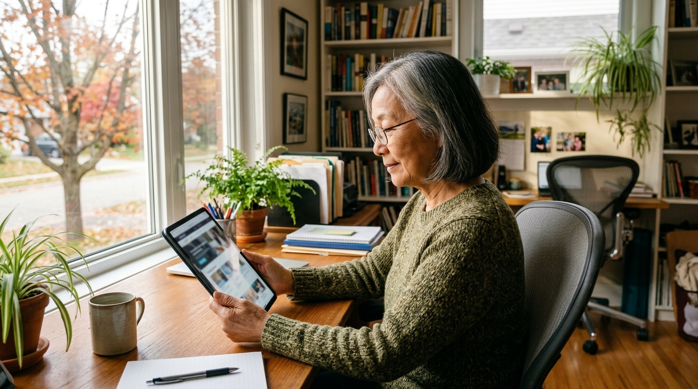 Reverse Mortgage for Adult Child's Professional Development During Career Plateau Years
