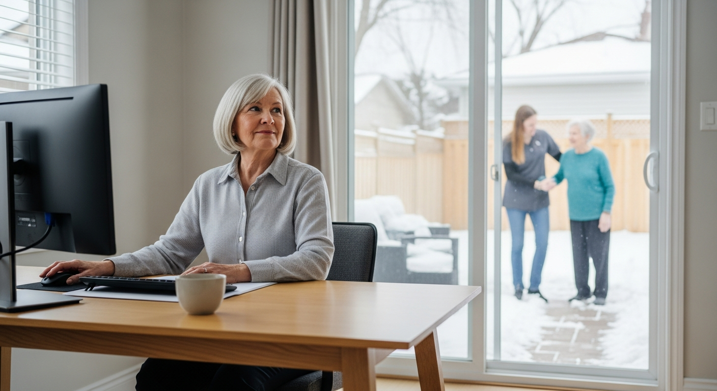 Reverse Mortgage for Home Office Upgrade: Supporting Remote Caregiving Work