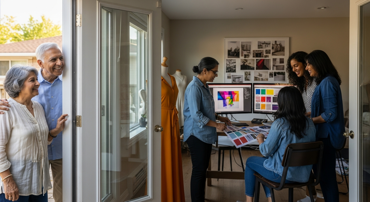 Reverse Mortgage to Create Shared Family Business Workspace for Adult Children