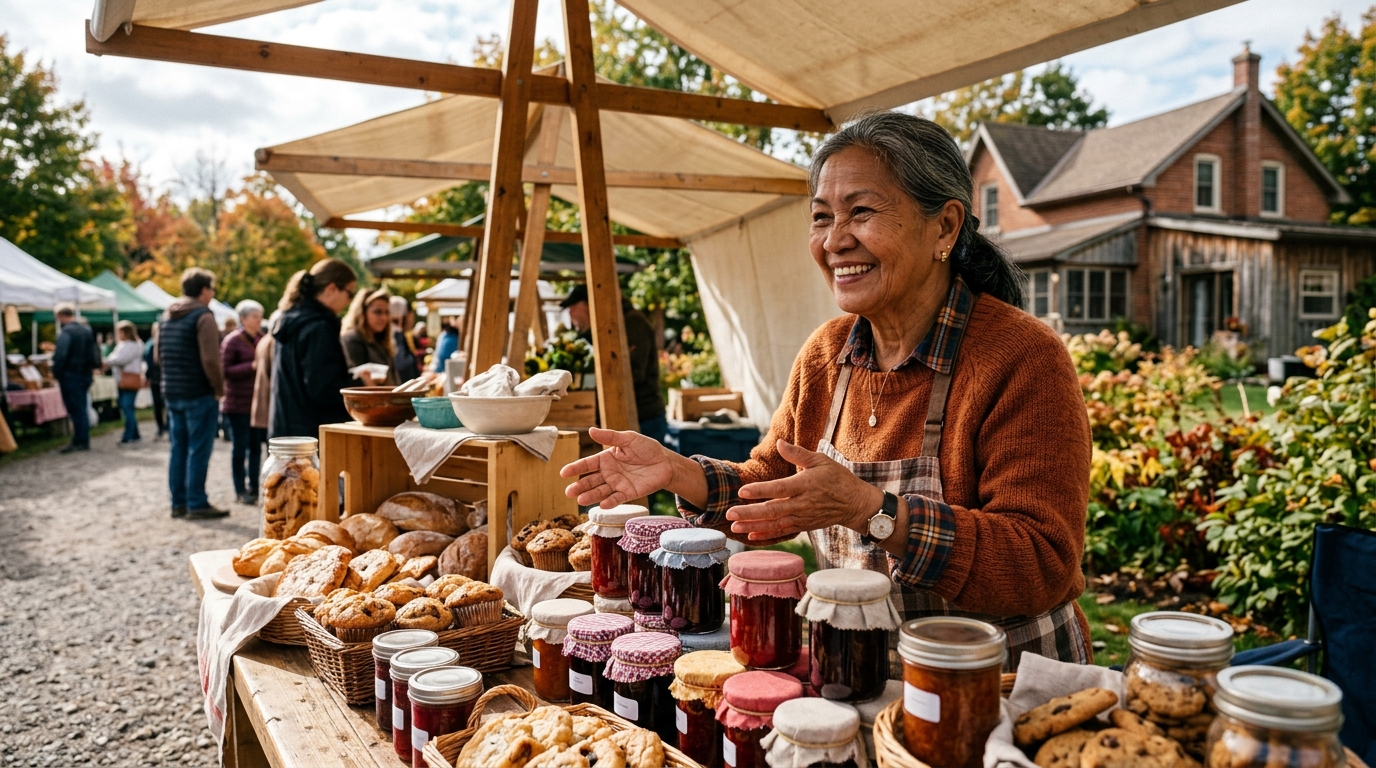 Reverse Mortgage for Aging Parent's Farmers Market Business: Artisan Food Production