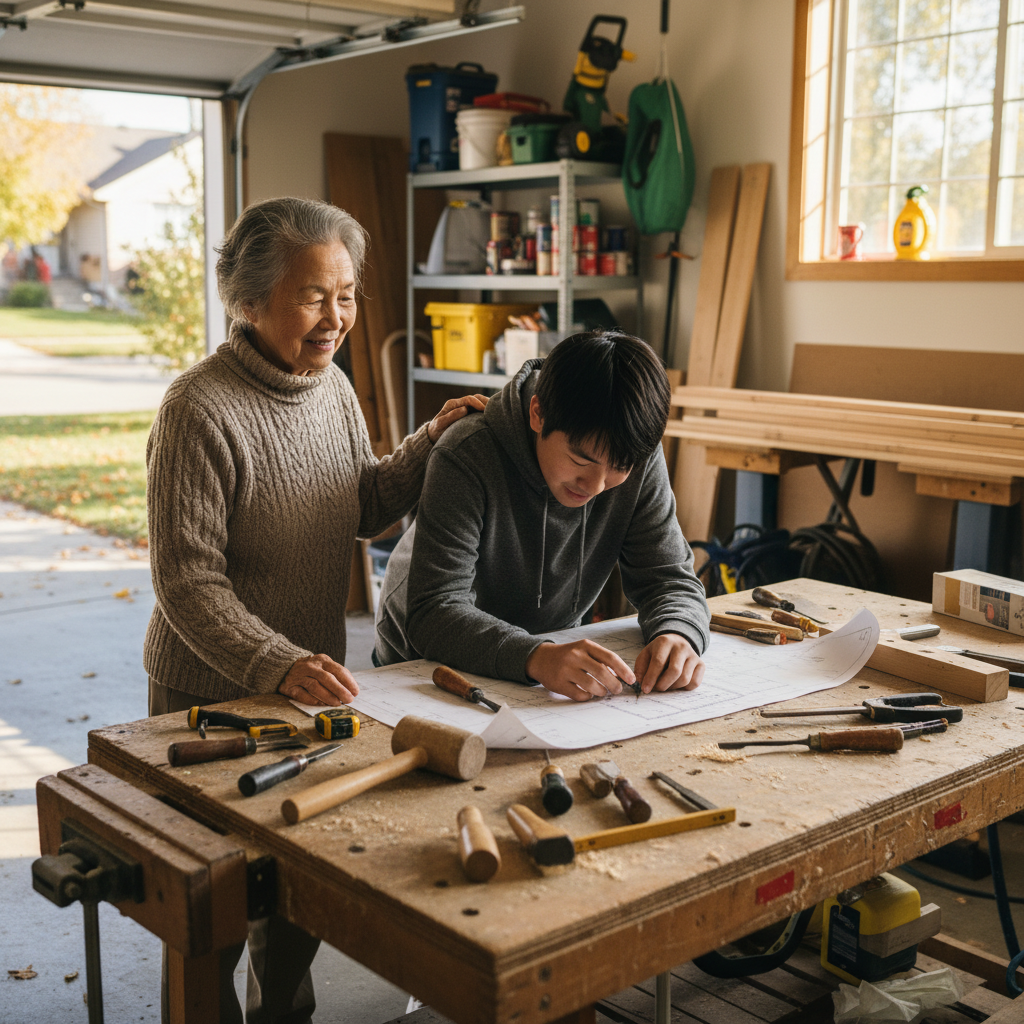 Reverse Mortgage for Grandchild's Trade School and Apprenticeship