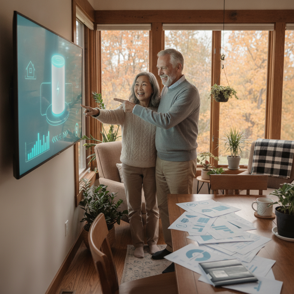 Reverse Mortgage for Home Energy Independence: Solar Panels and Battery Storage