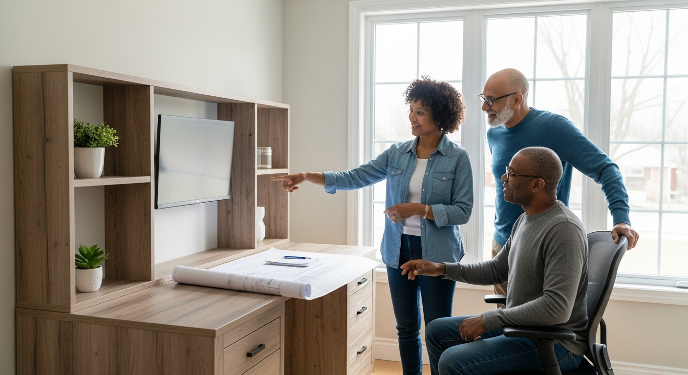 Reverse Mortgage for Home Office Upgrade: Extend Your Working Years