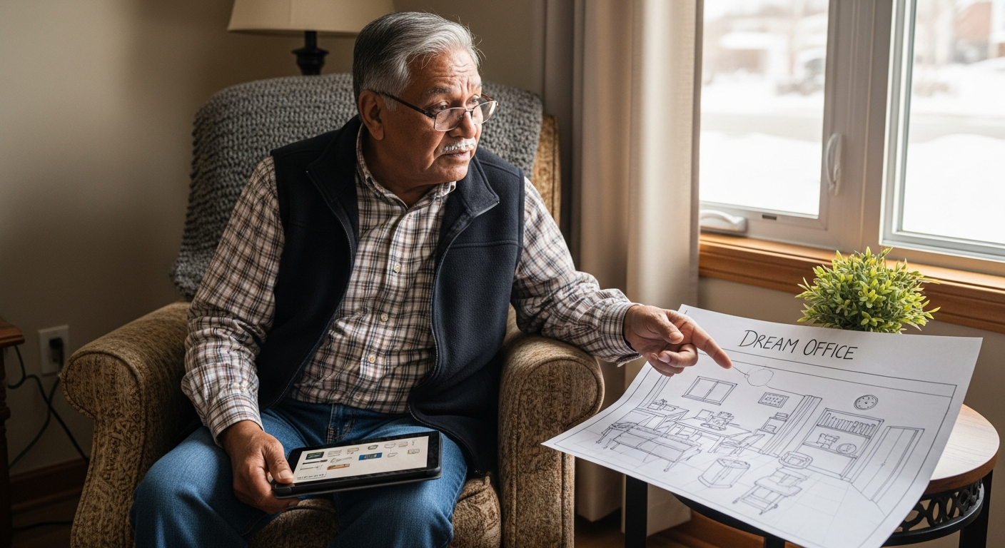 Reverse Mortgage for Home Office Upgrade: Extend Your Working Years