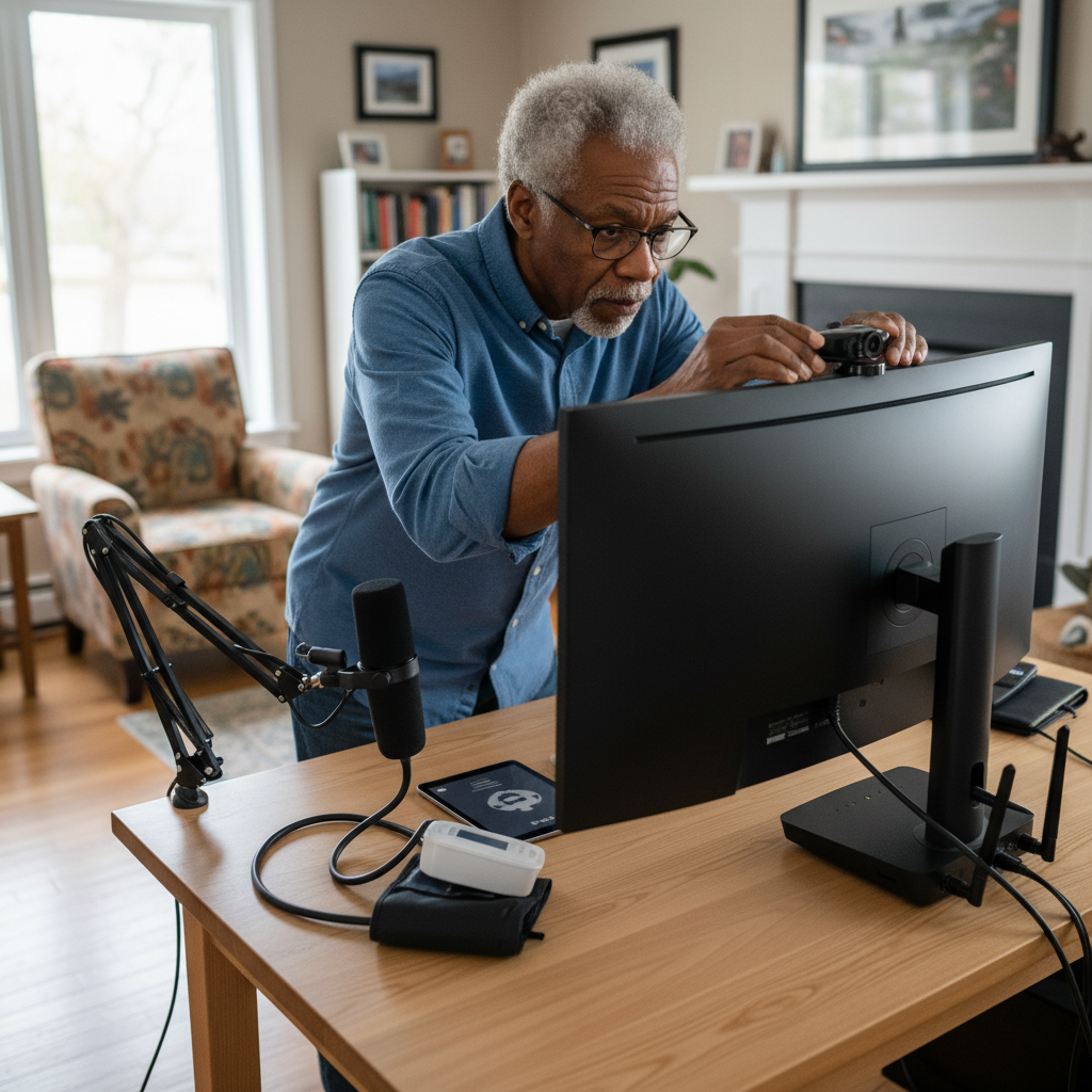 Reverse Mortgage for Home-Based Telehealth Services Setup