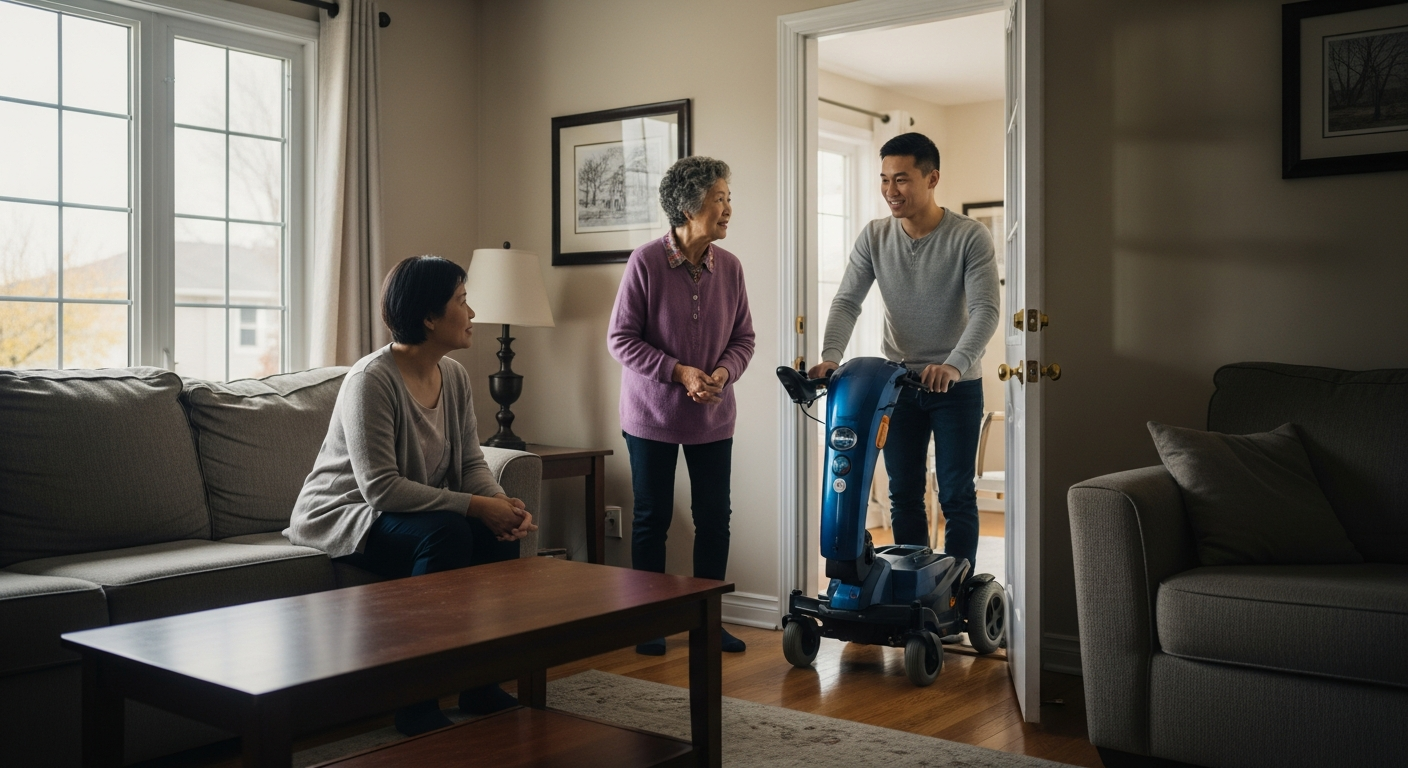 Reverse Mortgage for Complete Home Conversion: When Adult Child Uses Motorized Wheelchair Full-Time