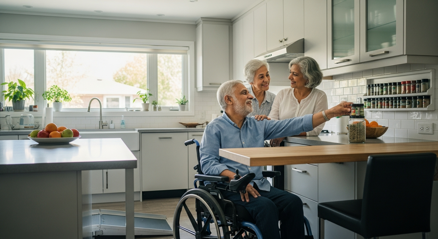 Reverse Mortgage for Relocating From Apartment to Accessible Suburban Home in Ontario