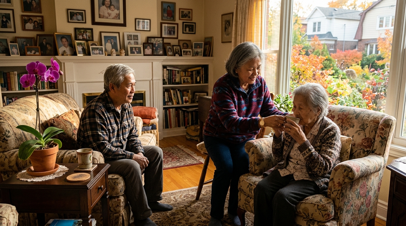 Reverse Mortgage for Sandwich Caregiving: Supporting Both Aging Parent AND Aging Sibling Financially