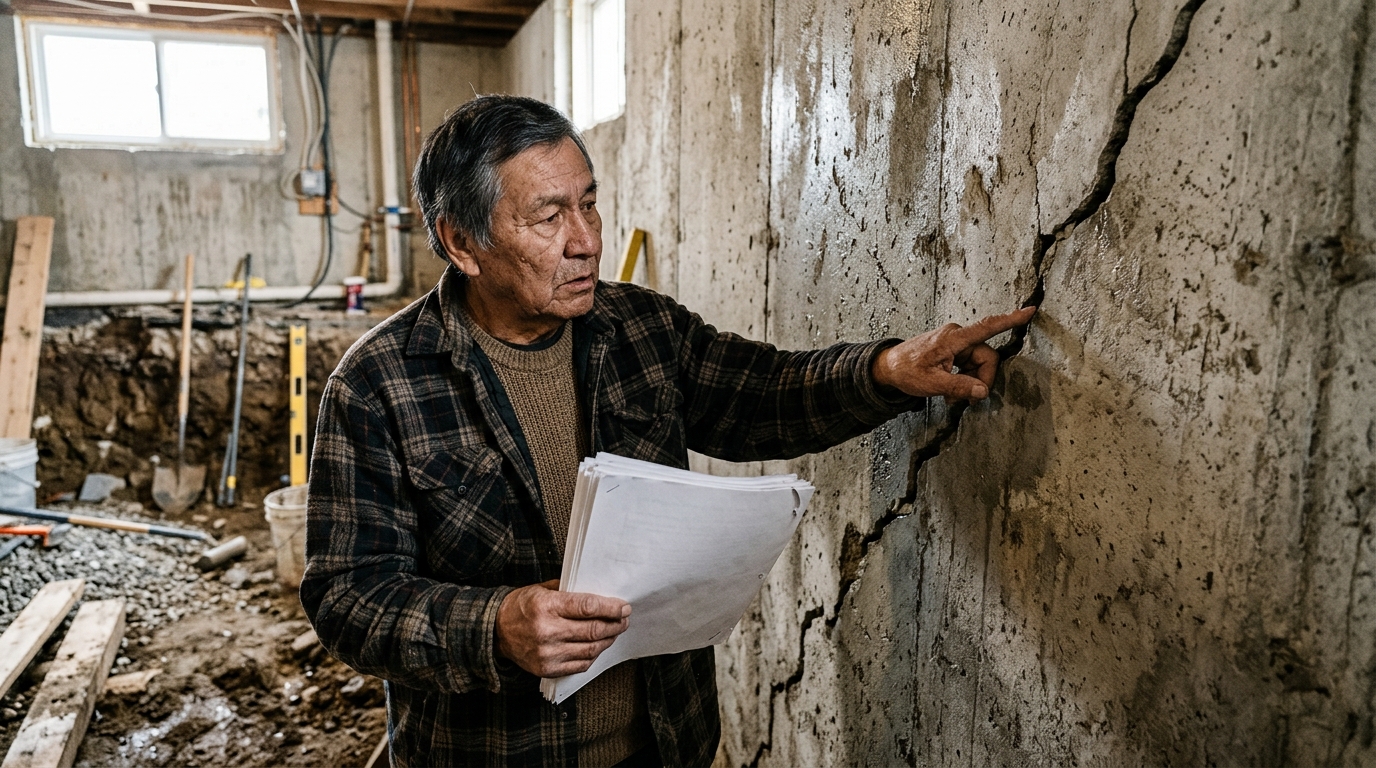 Reverse Mortgage When Aging Parent's Home Develops Subsurface Issues Like Sinkholes or Soil Failure